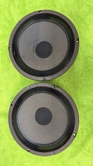 2X 10″ Speaker woofer drivers LOOKS JBL NO BRAND Marked 1970s Work GREAT HEAVY🔥