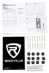 Rockville 8” Wood Studio Monitor Speaker Stands For Genelec 8331 SAM