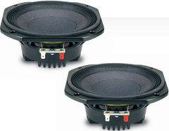 2x 18 Sound 6NMB420 6″ High Output Mid-Bass Neodymium Transducer / Speaker 500W