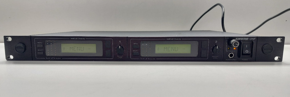 (Not for US use) Shure Dual Ch Wireless Microphone Receiver 692-716 MHz U4D-UB