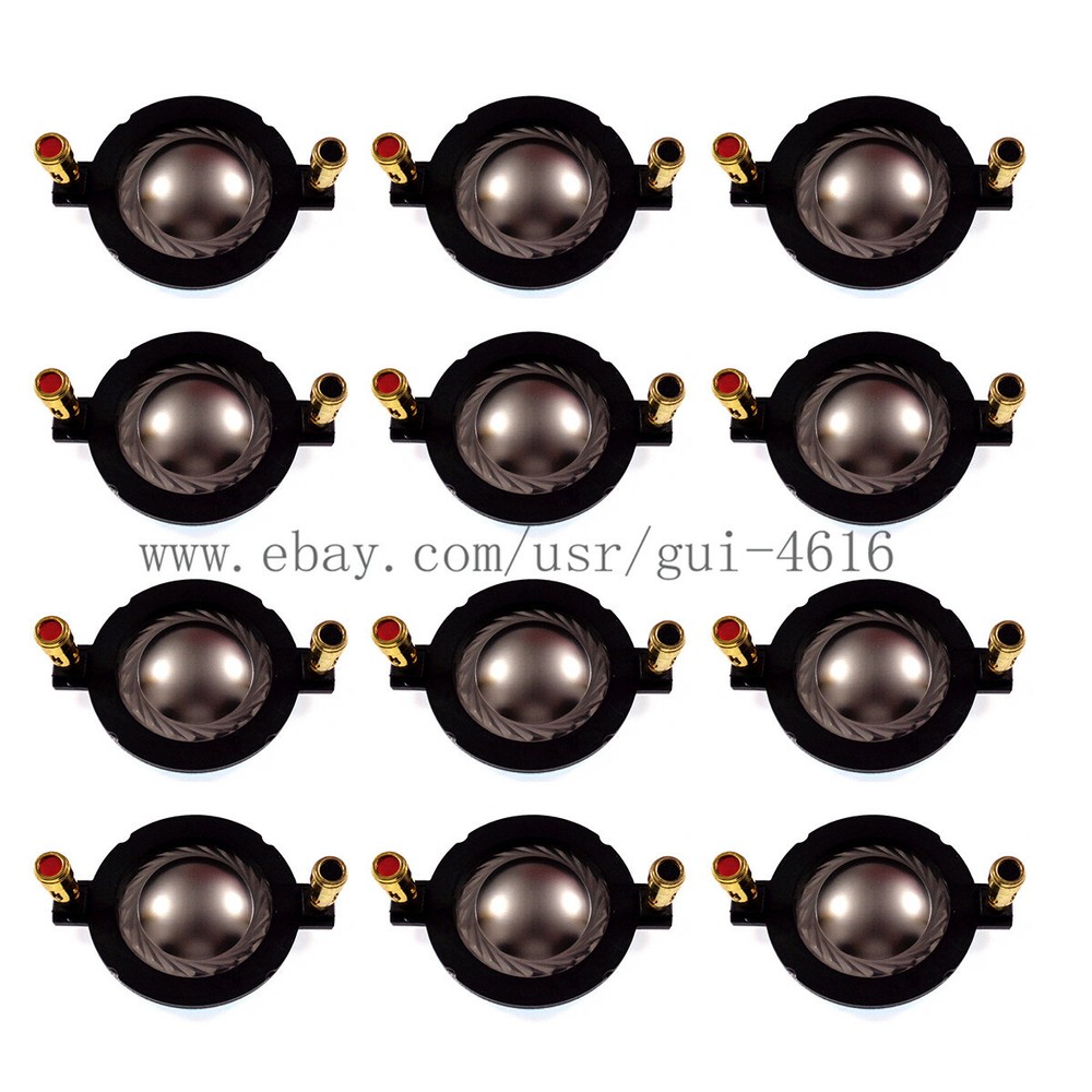 12PC 34.4MM Tweeter Diaphragm Voice Coil Titanium Film aluminum Driver 34.5 core