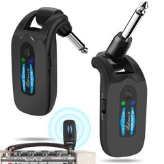 Wireless Guitar System with 4 Channels & 10+ Hours Battery Life Digital