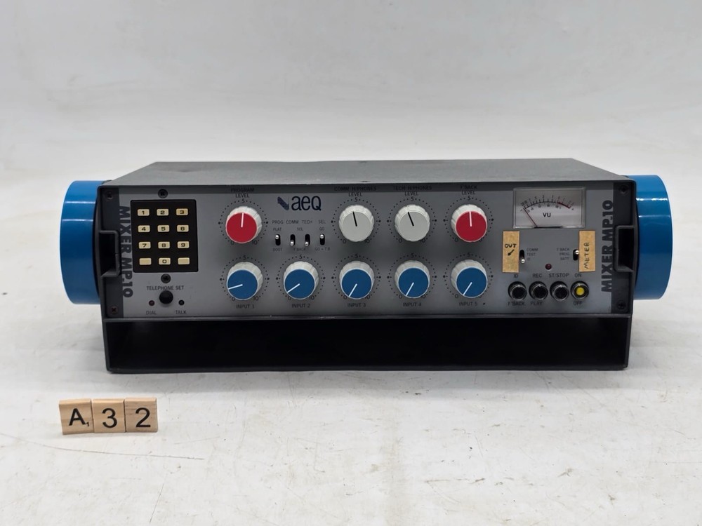 AEQ MP-10 Broadcast Audio Mixer Console Radio Studio Telephone Hybrid Rack Unit