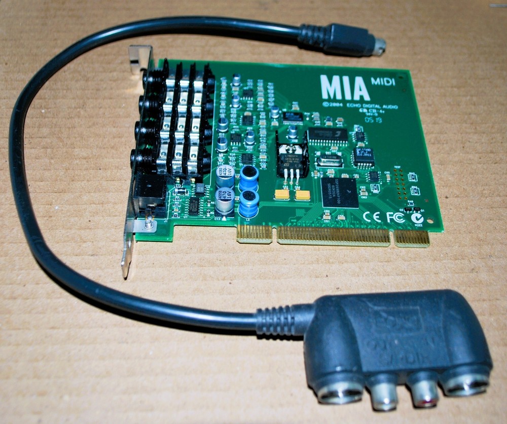 MIA MIDI ECHO DIGITAL AUDIO 2004 (PCB-MIA MIDI-03) – with cable