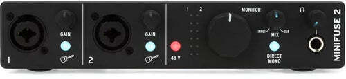 Arturia MiniFuse 2 USB-C Audio Interface – Black (Open Box)