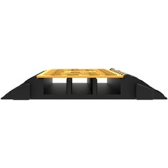 VEVOR 3 Channel Cable Ramp Protector Cable Cover 6600 lbs Capacity Heavy-Duty