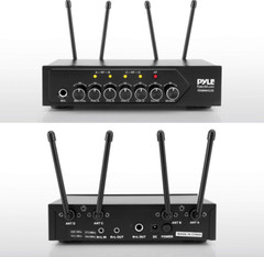 Pyle Portable UHF Wireless Microphone System – Battery Operated