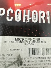 Rapco Horizon Players series 30 FT RHZ-30 3 pin/NEW/FREE SHIPPING!