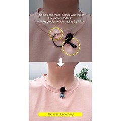 Magnetic Magnet Silicone Holder Cable Organizer Clip for Lavalier pin microphone