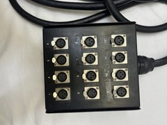 Stellar Labs XLR cable snake 12 channel, Long Cord. Used, Untested (see desc.)