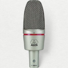 AKG C3000B Condenser Microphone Studio Recording Cardioid Internal Shock Mount