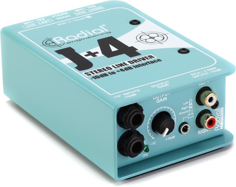 Radial J+4 2-channel Signal Level Driver (5-pack) Bundle