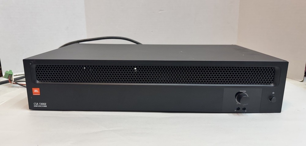 JBL CSA1300Z DRIVECORE 70/100V and 4/8 300 Watt Mono Amplifier Tested For Power