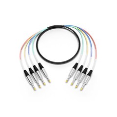 PRORECK 4 Channels 6ft Snake Cable 1/4“ TRS- 1/4“ TRS Audio Cable