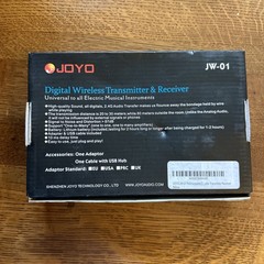 Joyo JW-01 Digital Wireless Guitar Instrument Transmitter Receiver System UHF