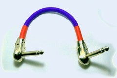 SPECIMEN ELECTRO Purple 9 inch mono patch cable Specimen 002
