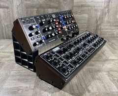 H40º Universal Stand for Behringer Modules & Moog 60-104 HP Eurorack Case -BLACK
