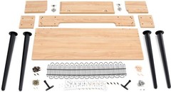 Gator Frameworks Elite 61-key Keyboard Table – Natural Maple Matte