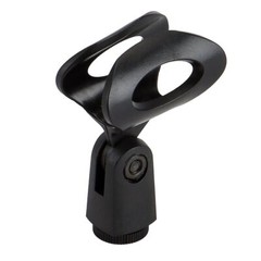 1-4x Black Universal Nut Adapter Microphone Clip Clamp Holder For Most Mic stand