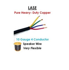 100 Feet / 30.48 Meters LASE 12 AWG Gauge 12 Conductor Heavy Duty Speaker Wire.