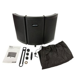 Microphone Isolation Shield Foldable with High Density Sponge