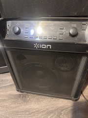 ION Rocker Max Portable PA Speaker Bluetooth 100W RMS 12in Driver Black