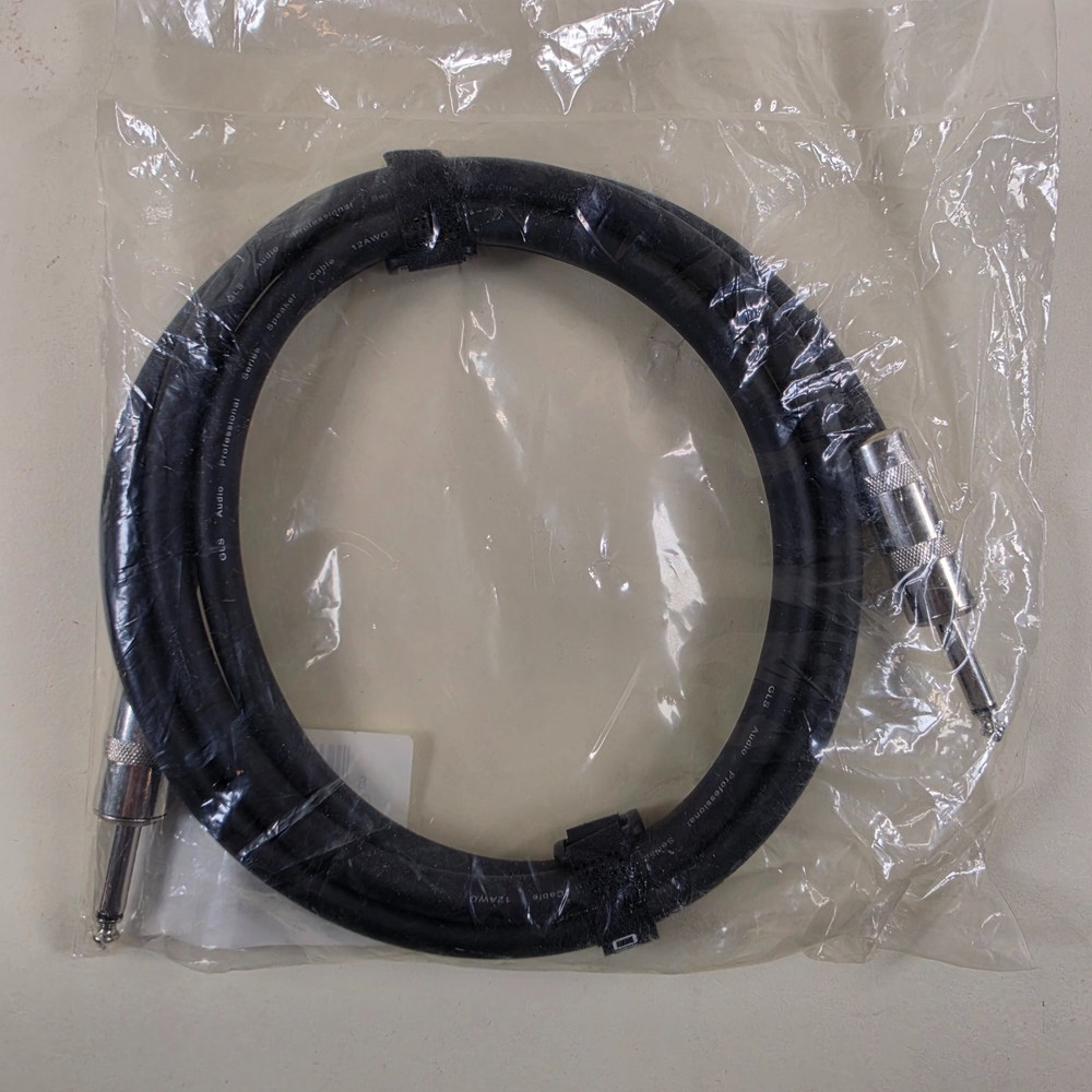 GLS Audio 6 Foot Speaker Cable – 2 Conductor 12 AWG 1/4″ to 1/4″