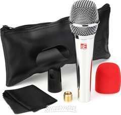 sE Electronics V7 Supercardioid Dynamic Vocal Microphone – Chrome