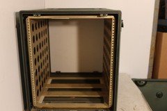 Aluminum EDAK MILEX 12U 19×19 Rack Mount Case With Accessory Door in 1 Lid
