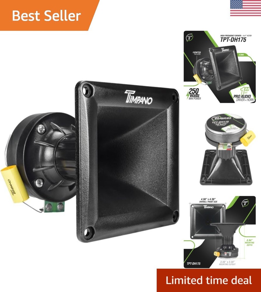 Compact 250W Pure Tone Horn Driver TPT-DH175 – Easy Installation & Voice Control