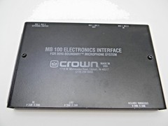 Crown MB 100 Electronics Microphone Interface