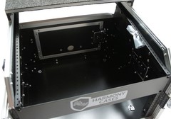Harmony Cases HCM4ULT DJ Laptop Glide 10U Slant Top 6U Vertical Rack Case New
