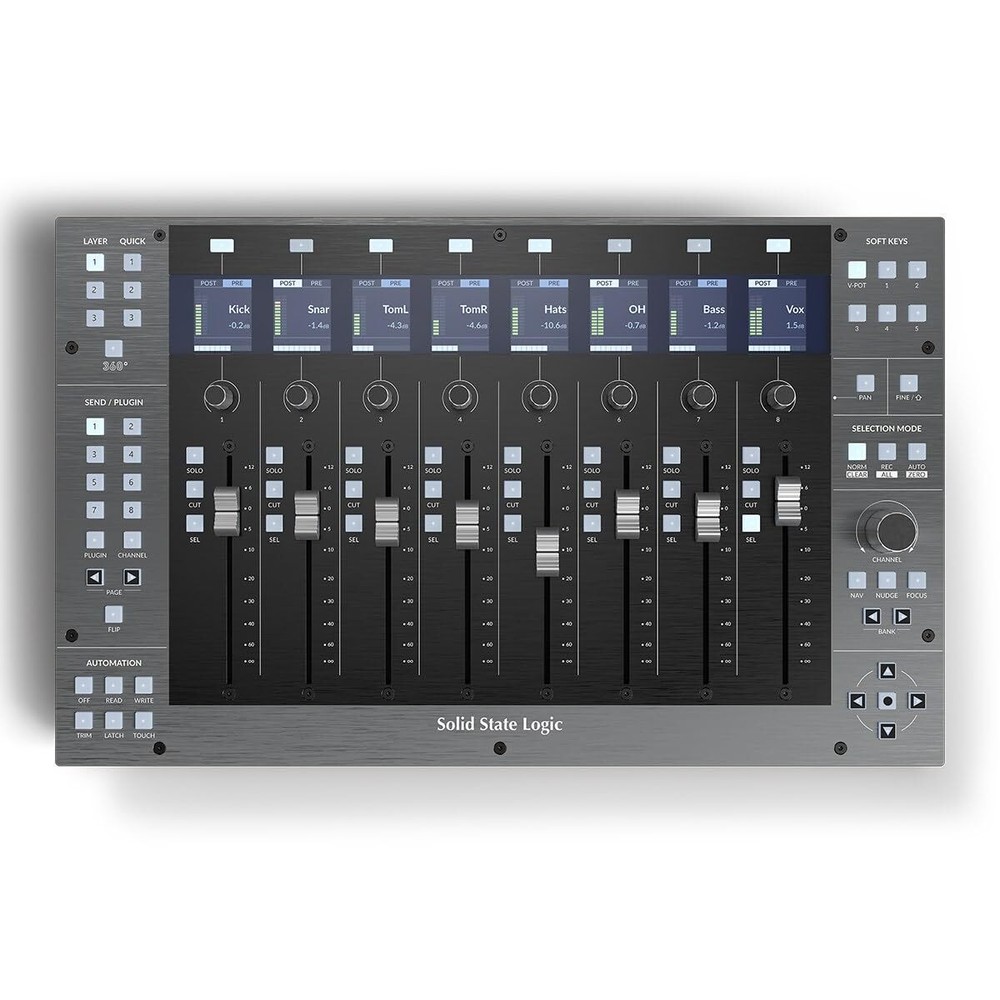 Solid State Logic UF8 Advanced DAW Controller – New! – ProSoundUniverse.