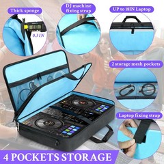 ORKELS DJ Controller Case for DDJ-FLX10, DDJ-GRV6, DDJ-REV5, DDJ-REV7, DDJ-FLX6-