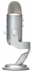 Blue Microphones Yeti USB Streaming & Recording Mac/PC Pro-Mic (Silver Edition)