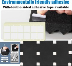 4 Pack-48X24X2 Inches Acoustic Panels, Egg Crate Foam soundproof wall panels,…