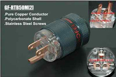 1Set US AC Power Plug Male & IEC Femle Connector Copper