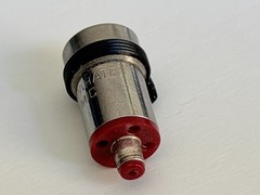 Vintage Dynamic Microphone Element Capsule Replacement Threaded Mount Chrome .5″