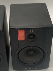 PAIR of M-Audio BX5 D2 Carbon Black 5″ inch Powered Studio Monitor Speakers
