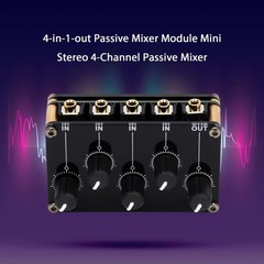 8.35*5.4*2.1cm 4 Channel 3.5mm Stereo Audio Mixer Fit For live performances