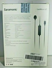 Saramonic LavMicro-UC Lavalier Omnidirectional Microphone for USB-C Smartphones