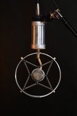 Ring-and-Spring Condenser Microphone Relic