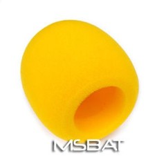 6 Microphone Wind Screens Foam Mic Windscreens – Yellow