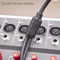 5Pack 5 Color 1.5FT XLR Female to Dual Male Y Splitter Cable, Female to 2 Male 3