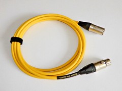 XLR MIC CABLE – MOGAMI 2549 (RED, BLUE, GREEN or YELLOW) – NEUTRIK Black/Gold