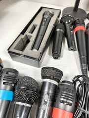 LOT OF 20 Various Brands & Models Microphone Not Working For Parts