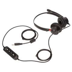 Telephone Headset Volume Adjustment Microphone Mute USB Binaural Customer