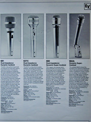 Vintage 1970’s Electro Voice 660 dynamic cardioid microphone w accessories 664 3