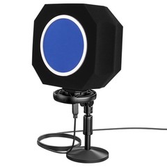 Professional Microphone Isolation Shield with Pop Filter,Reflection Filter fo…