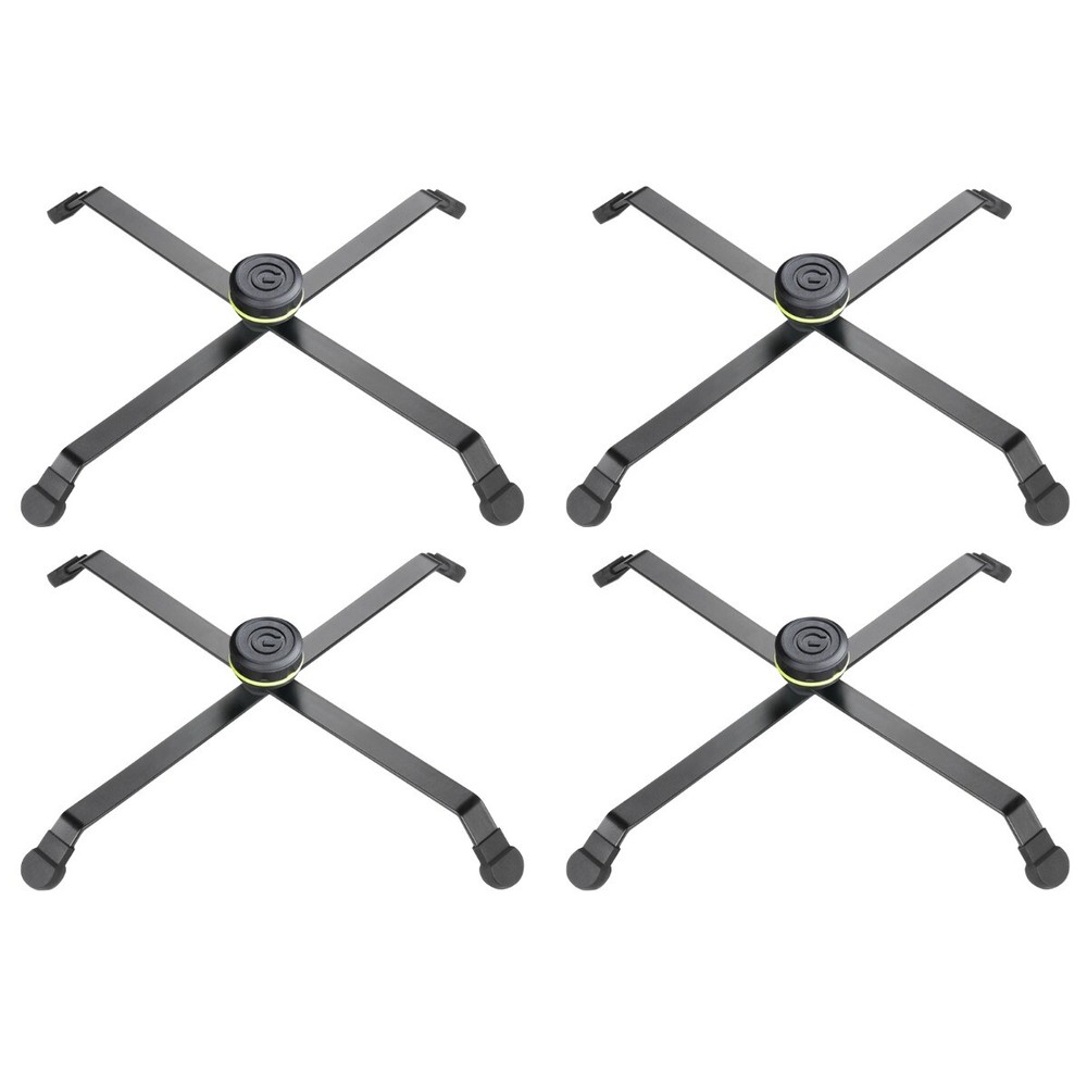 Gravity Stands LS FLOORX B Foldable Floor Stand for Spots 4-Pack